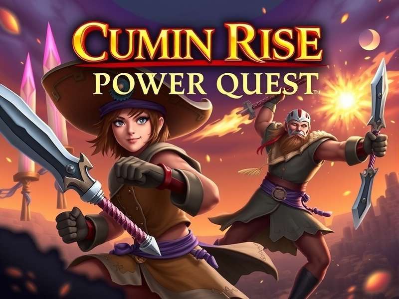 Cumin Rise Power Quest hero banner showing epic battle scene